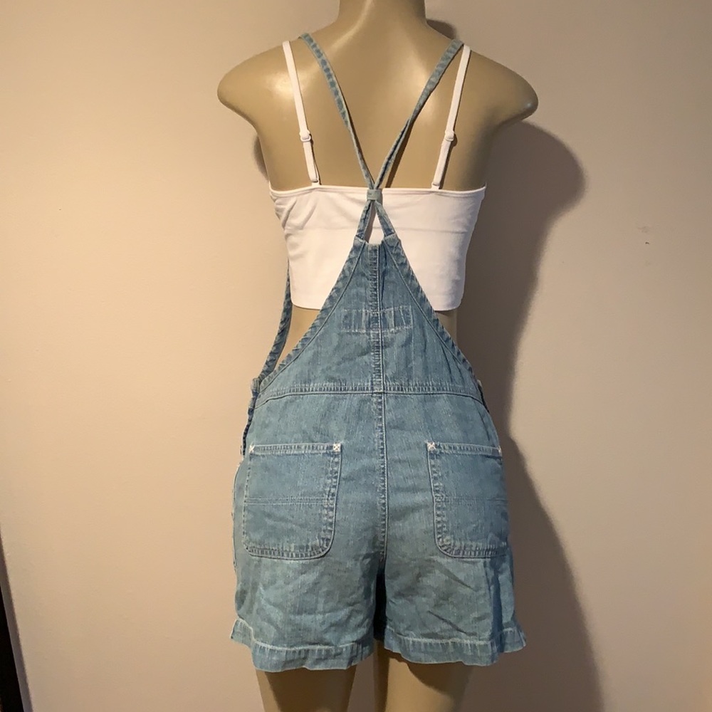 ❌SOLD❌VINTAGE💜Denim overalls - Picture 3 of 16
